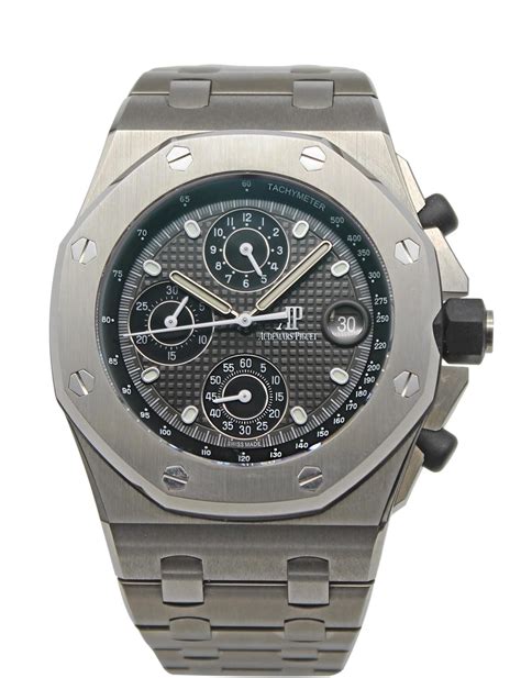 audemars piguet royal oak offshore chronograph titanium men's watch